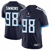 Nike Men & Women & Youth Tennessee Titans #98 Jeffery Simmons Navy Vapor Untouchable Limited Stitched Jersey,baseball caps,new era cap wholesale,wholesale hats